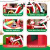 AirMyFun Inflatable Christmas Bounce House with Slide Inflatable Santa Claus Snow House Bouncy House - Image 6