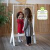 Little Partners® Peek-A-Boo Art Easel - Two Sided Clear Plexi Glass Paint Easel - Easy Erase Acrylic - Image 6