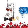 QIVGXBO Leunlee Home Distillation Kit 500ml,Lab Glassware Apparatus Rose Laboratory Pure Water - Image 3