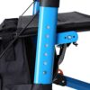 MYIME Lightweight Aluminium Folding Rollator, 2-in-1 Shopping Cart and Transit Chair withHeight - Image 4