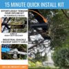 Hyponix Zip Lines for Kids and Adults Outdoor up to 350 Lbs - 160 ft / 120 ft - 100% Rust Proof - Image 3