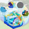 Doctor Dolphin Inflatable Bounce House for Kids Unicorn Bouncy House with Blower Toddle Bouncy - Image 7