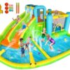 FBSPORT Inflatable Bounce House Double Slide，Water Slide Park Castle w/ Water Gun，Climbing - Image 2