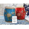 KAFELE Hand-Painted Drum Stool Contains Drum Stick + Drum Pad Round Stool/Low Stool/Dressing Stool - Image 6