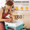 Donken Pottery Wheel 350W Electric Pottery Machine DIY Clay Tool Kit with Detachable Basin, Digital - Image 7