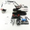 1/14 Remote Control Truck RC Excavator Toy 22 Channel 4 In 1 Claw Drill Metal Shovel Real Hydraulic - Image 8