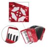 22 Key 8 Bass Professional Piano Accordion, Adjustable Straps Musical Instrument, For Kids Beginners - Image 4