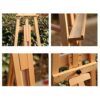 ZLazy Easel, Foldable Solid Wood Painting Art Boards Stand Artist Studio Sketching Tool Floor - Image 5