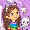 Dreamworks Gabby's Dollhouse Girls T-Shirt Tulle Mesh Skirt and Scrunchie 3 Piece Outfit Set Toddler - Image 7