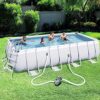 SEFVGHDF Family Swimming Paddling Pools Hot Tub Swimming Pool Large Bracket Adult Kids Home - Image 2