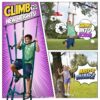 Trailblaze Ninja Warrior Obstacle Course for Kids - Ultimate Outdoor Fun 2x55 Ft Ninja Slackline - Image 4