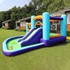 Inflatable Kids Bounce House Bouncy Castle with Water Slide for Kids Outdoor Indoor Party - Image 5