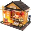 Dollhouse Miniature with Furniture, DIY Dollhouse Kit, 3D Assembled Handmade House Mini Cabin Toy, - Image 2
