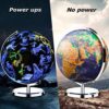 BGSFF World Globe,360° Rotation Globe Constellation (Dia 32cm) Educational Geographic Modern Desktop - Image 4