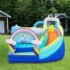 Doctor Dolphin Inflatable Bounce House for Kids Unicorn Bouncy House with Blower Toddle Bouncy - Image 3