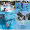 SEFVGHDF Family Swimming Paddling Pools Hot Tub Swimming Pool Large Bracket Adult Kids Home - Image 5
