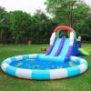 LANGWEI Inflatable Jumping Castle for Kids, 4 in 1 Castle Bounce House with 2 Slides, Climbing Wall - Image 2