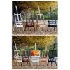 Easel Easel Whiteboard Brown Outdoor Oil Painting Folding Art Easel Tripod Solid Wood Sketch Artist - Image 7