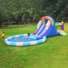 LANGWEI Inflatable Jumping Castle for Kids, 4 in 1 Castle Bounce House with 2 Slides, Climbing Wall - Image 7