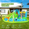 FBSPORT Inflatable Bounce House Double Slide，Water Slide Park Castle w/ Water Gun，Climbing - Image 6